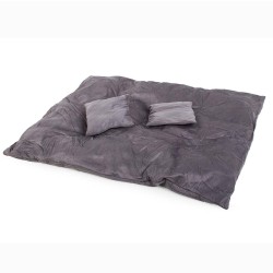 Lit Moelleux Imperméable pour Chien et Chat 80 x 65 cm XL avec Coussins