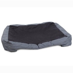 Lit Moelleux Imperméable pour Chien et Chat 80 x 65 cm XL avec Coussins