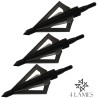 3 x Pointes de Chasse BroadHead Shadow 4 Lames HighCut