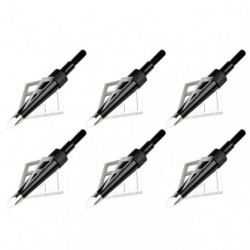 6 x Pointes de Flèches BroadHead Shortcut JX