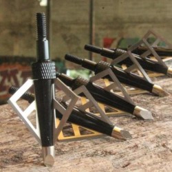 6 x Pointes de Flèches BroadHead Shortcut JX