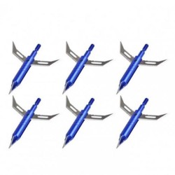 6 x Pointes de Flèches BroadHead Aircut JX