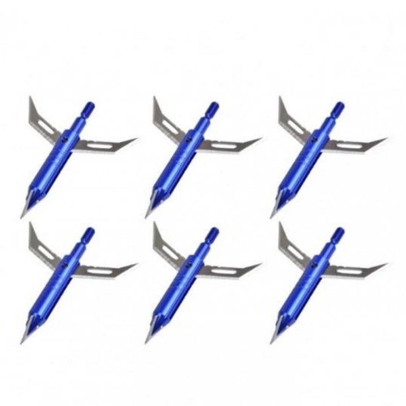 6 x Pointes de Flèches BroadHead Aircut JX