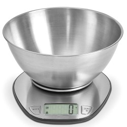 Balance de cuisine électronique métallique 5kg Précision 1g