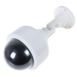 Caméra de Surveillance Dôme Factice R-06 Anti Intrusion à Diode IR