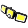 Eclairage Solaire 3 Lampes 171 LED avec Capteur de Mouvement