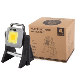 Spot Halogène de Chantier Télescopique Rechargeable Led 3000 lumens