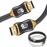 Câble HDMI RE-KONECT 2.1 3 mètres Ultra Speed 8K 60HZ 4k 120Hz HQ GOLD