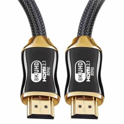 Câble HDMI RE-KONECT 2.1 3 mètres Ultra Speed 8K 60HZ 4k 120Hz HQ GOLD