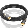 Câble HDMI RE-KONECT 2.1 3 mètres Ultra Speed 8K 60HZ 4k 120Hz HQ GOLD