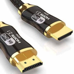 Câble HDMI RE-KONECT 2.1 3 mètres Ultra Speed 8K 60HZ 4k 120Hz HQ GOLD