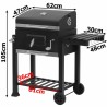 BBQ Barbecue HK-X Line Black Mat Double Grille de Cuisson