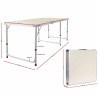 Table de Camping ou Jardin XXL 178 cm Hauteur réglable