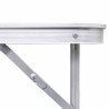 Table de Camping ou Jardin XXL 178 cm Hauteur réglable