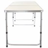 Table de Camping ou Jardin XXL 178 cm Hauteur réglable