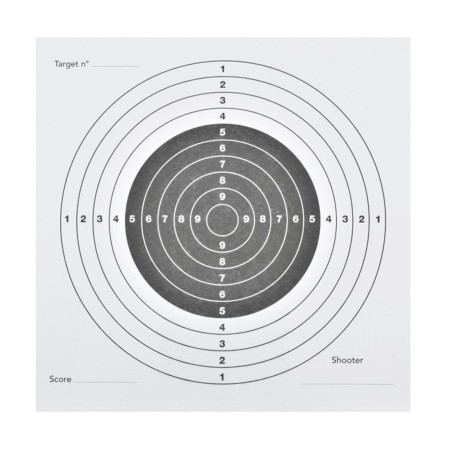 100 x Cibles de Tir pour Calibre 6 mm