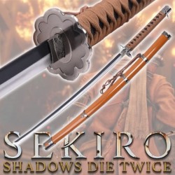 Réplique Katana Acier Mortal Blade Fushigiri de Sekiro Shadows Die Twice