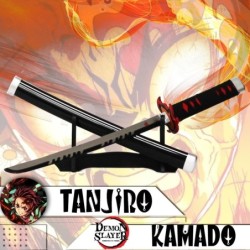 Réplique Tanto Tanjiro Kamado Demon Slayer V2 Souffle de Nichirin