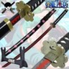 Pack Réplique Katana Roronoa Zoro One Piece Shusui + Support Katana